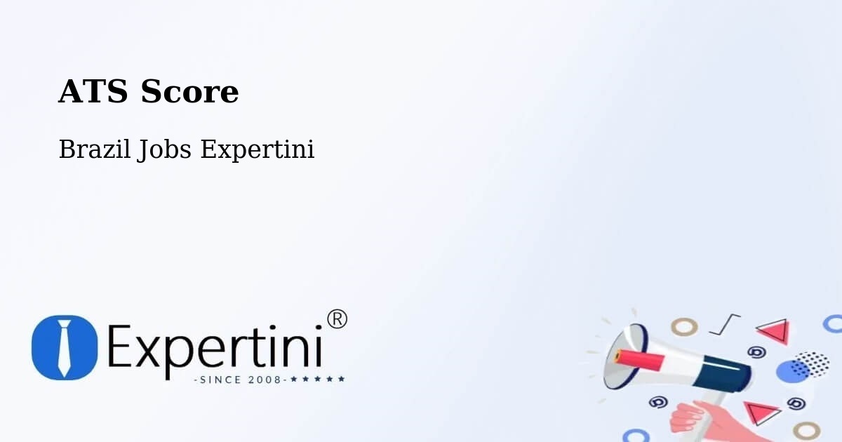 Resume ATS Score & Job Description Match Tool – Crixás - Brazil Jobs Expertini