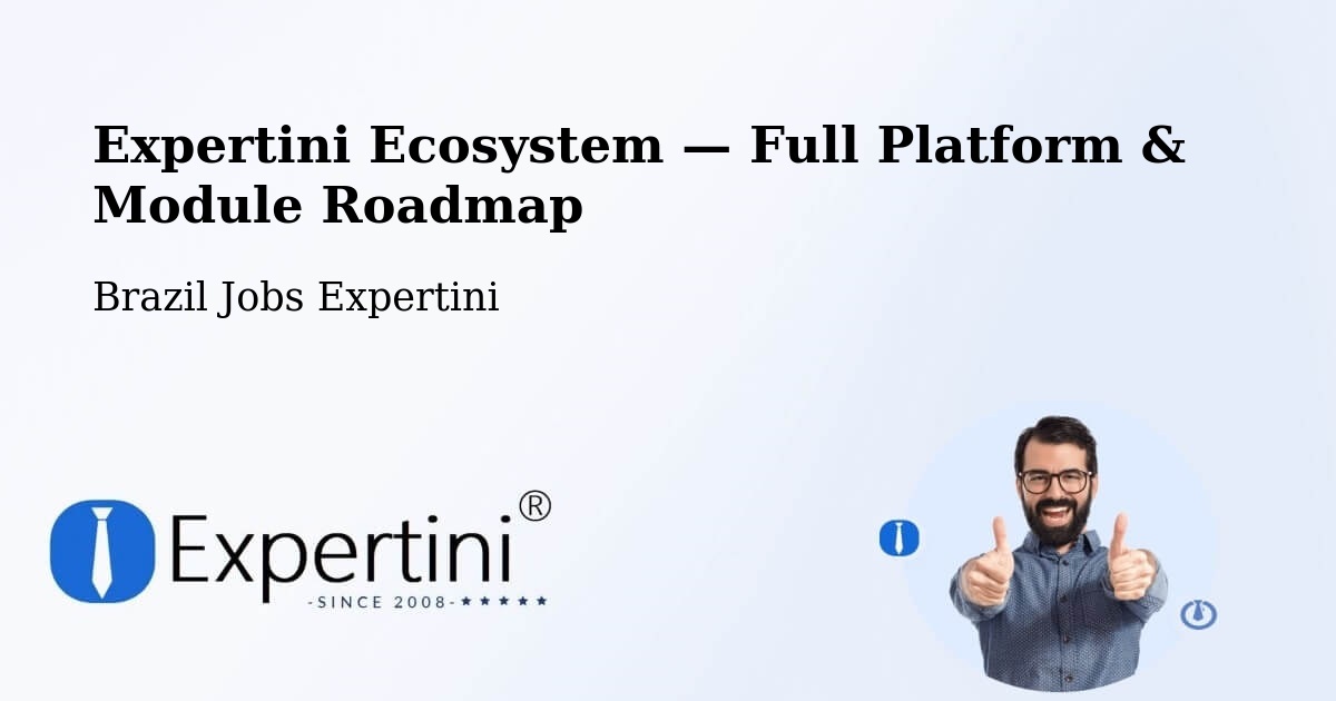 Expertini Ecosystem — Full Platform & Module Roadmap – Crixás